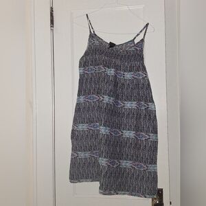 H and M Multicolor Patterned Dress